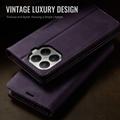Custodia a portafoglio in pelle di vitello con blocco RFID Xiaomi 17T Pro Caseme 033 - Viola