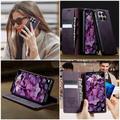 Custodia a portafoglio in pelle di vitello con blocco RFID Xiaomi 17T Pro Caseme 033 - Viola