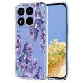 Custodia in TPU con motivo floreale per Xiaomi 17T Pro - Glicine