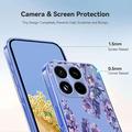 Custodia in TPU con motivo floreale per Xiaomi 17T Pro - Glicine