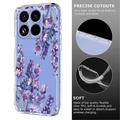 Custodia in TPU con motivo floreale per Xiaomi 17T Pro - Glicine