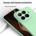 Custodia in silicone liquido con cinghia a mano per Xiaomi 17T Pro - Verde