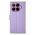 Custodia a portafoglio trapuntata lusso per Xiaomi 17T Pro - Viola