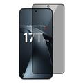 Proteggi Schermo in Vetro Temperato a Copertura Totale Privacy per Xiaomi 17T Pro - Bordo Nero