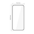 Protezione dello schermo in vetro temperato Xiaomi 17T Pro Tech-Protect Glass Fit+ - 2 pz. - Nero