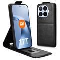 Xiaomi 17T Pro Custodia verticale con supporto - Nera