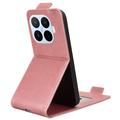 Xiaomi 17T Pro Custodia verticale con supporto - Oro rosa