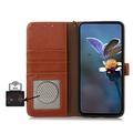 Xiaomi 17T Pro Custodia in pelle a portafoglio con RFID - Marrone