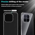 Custodia in TPU Saii 2 in 1 e protezione dello schermo in vetro temperato per Xiaomi 17T