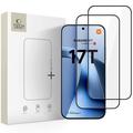 Protezione dello schermo in vetro temperato Xiaomi 17T Tech-Protect Glass Fit+ - 2 pz. - Nero