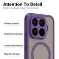 Custodia MagSafe UltraGuard Matte per Xiaomi 17T - Viola scuro