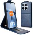 Xiaomi 17T Custodia verticale con supporto - Blu scuro