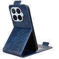 Xiaomi 17T Custodia verticale con supporto - Blu scuro