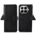 Custodia in pelle a portafoglio Xiaomi 17T con RFID