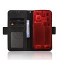 Custodia a portafoglio per Xiaomi 18 Pro Max - Nera