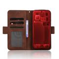 Custodia a portafoglio per Xiaomi 18 Pro Max - Marrone