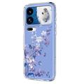 Custodia in TPU con motivo floreale per Xiaomi 18 Pro Max - Viola