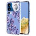 Custodia in TPU con motivo floreale per Xiaomi 18 Pro Max - Glicine