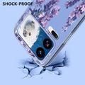 Custodia in TPU con motivo floreale per Xiaomi 18 Pro Max - Glicine