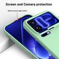 Custodia in silicone liquido con cinghia a mano per Xiaomi 18 Pro Max - Verde