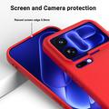 Custodia in silicone liquido con cinghia a mano per Xiaomi 18 Pro Max - Rossa