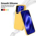 Custodia in silicone liquido con cinghia a mano per Xiaomi 18 Pro Max - Gialla