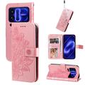 Custodia a portafoglio Mandala per Xiaomi 18 Pro Max con cinturino da polso - Rosa
