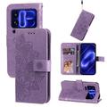 Custodia a portafoglio Mandala per Xiaomi 18 Pro Max con cinturino da polso - Viola