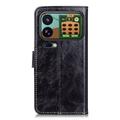 Xiaomi 18 Pro Max Custodia a portafoglio con supporto - Nera