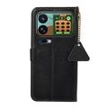 Custodia in pelle a portafoglio Xiaomi 18 Pro Max con RFID - Nera