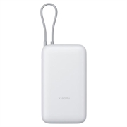 Xiaomi 20000mAh Banca di alimentazione con cavo USB-C integrato 22.5W - Grigio chiaro