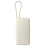 Power Bank Xiaomi 67W da 20000mAh con cavo USB-C integrato - Marrone chiaro