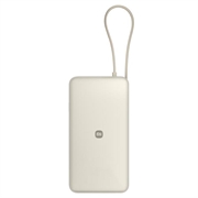Power Bank Xiaomi 67W da 20000mAh con cavo USB-C integrato - Marrone chiaro