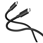 Cavo USB-C a USB-C intrecciato USB4 per Xiaomi 6A, 1m - 40 Gbps, 240W PD 3.1, 8K a 60Hz