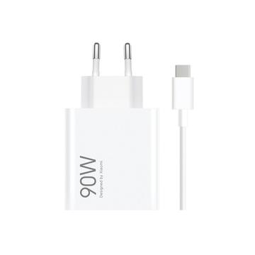 Caricabatterie da viaggio Xiaomi 90W con cavo USB-C - Bianco