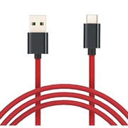 Cavo intrecciato Xiaomi USB-A/USB-C - 1m - Nero / Rosso