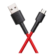 Cavo intrecciato Xiaomi USB-A/USB-C - 1m - Nero / Rosso