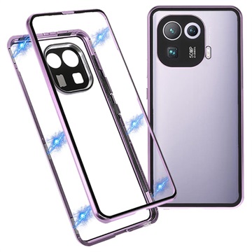Cover Magnetica con Vetro Temperato per OnePlus 7T - Nera