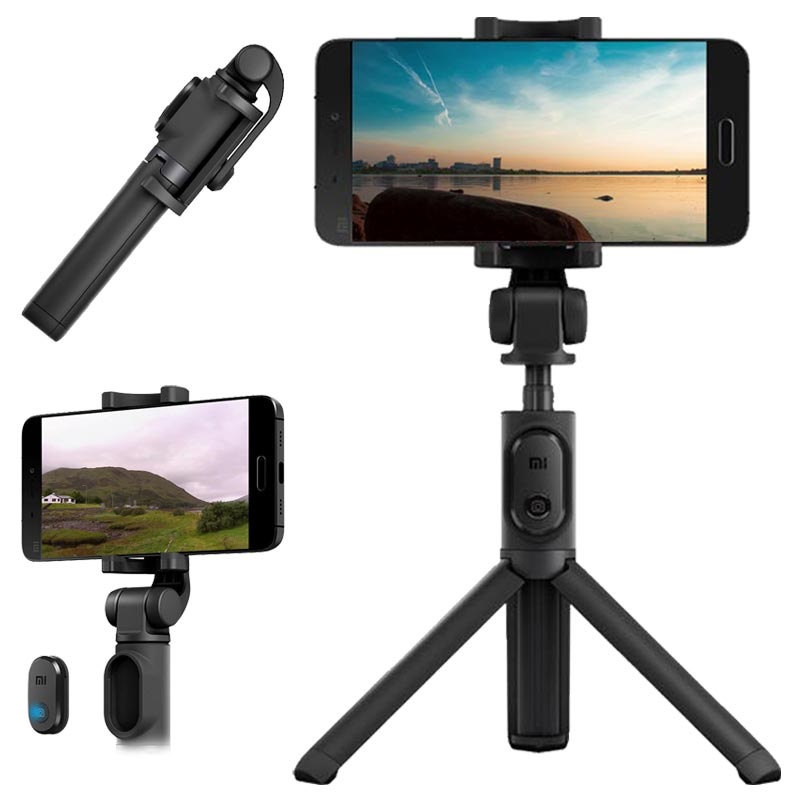 Treppiede Selfie Stick Con Telecomando Bluetooth – Estensibile Fino A 112 Cm – Per Smartphone