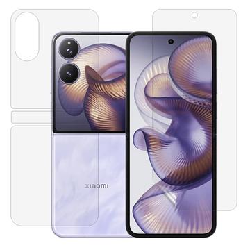 Set di protezione per Xiaomi Mix Flip 2 a copertura totale - Trasparente
