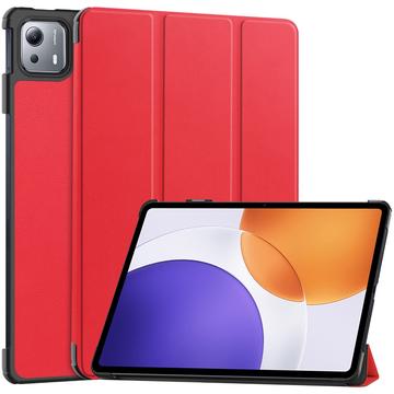 Custodia Smart Folio serie Tri-Fold per Xiaomi Pad 7S Pro 12.5 - Rossa