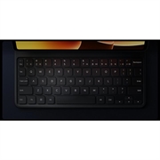 Custodia a libro con tastiera per Xiaomi Pad 8/8 Pro - QWERTY, layout USA - Grigio