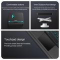 Custodia con tastiera Bluetooth Xiaomi Pad 9 - Nera