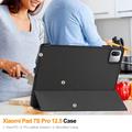 Custodia Smart Folio serie Tri-Fold per Xiaomi Pad 9 Pro - Nera