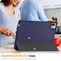Custodia Smart Folio per Xiaomi Pad 9 Pro serie Tri-Fold - Blu scuro