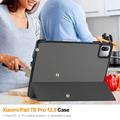 Custodia Smart Folio per Xiaomi Pad 9 Pro Serie Tri-Fold - Grigia