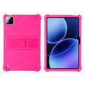 Xiaomi Pad 9 Custodia in silicone con supporto - Rosa caldo