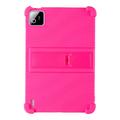 Xiaomi Pad 9 Custodia in silicone con supporto - Rosa caldo
