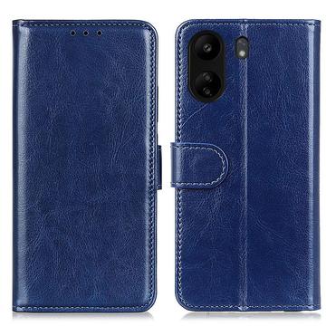 Custodia a Portafoglio con Chiusura Magnetica per Xiaomi Poco C65/Redmi 13C - Blu