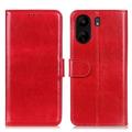Custodia a Portafoglio con Chiusura Magnetica per Xiaomi Poco C65/Redmi 13C - Rossa